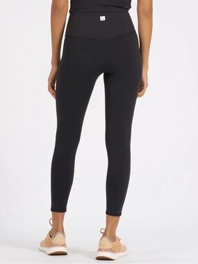 VUORI Rib Studio Leggings in Black